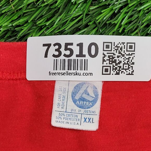 Vintage 80s Wisconsin Shirt Womens M/L Red - Picture 7 of 16